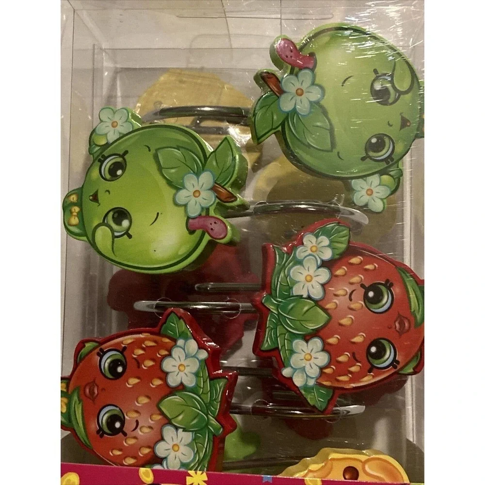 Shopkins Shower Curtain Hooks Rings Lot 12 Kids‎